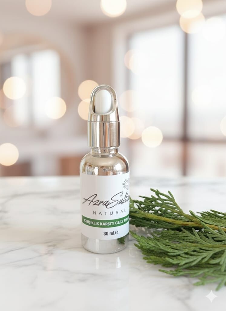 Kırışıklık Karşıtı Gece Serumu (C vitaminli & Kolajenli Serum) 30 ml